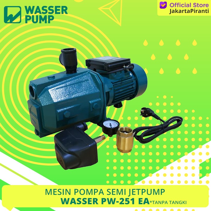 POMPA SEMI JETPUMP 250 WATT WASSER PW-251 EA TANPA TANGKI