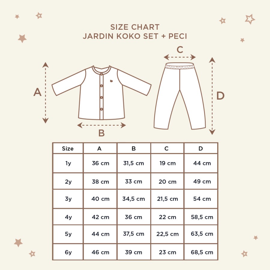 Little Palmerhaus - Jardin Koko Set + Peci (Baju Koko Anak)