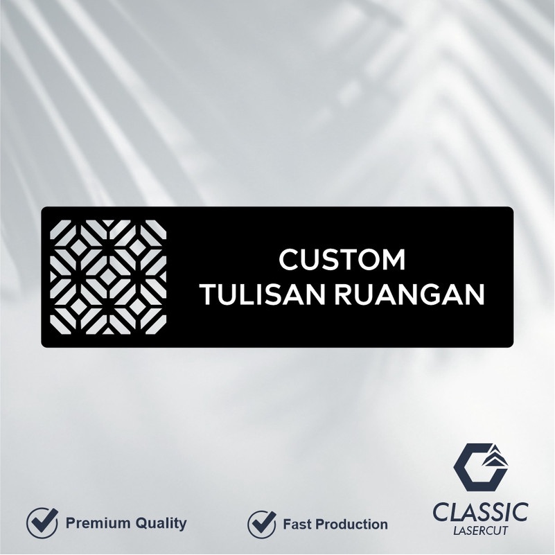 Custom Tulisan Sign Board office Akrilik / Custom Sign Akrilik