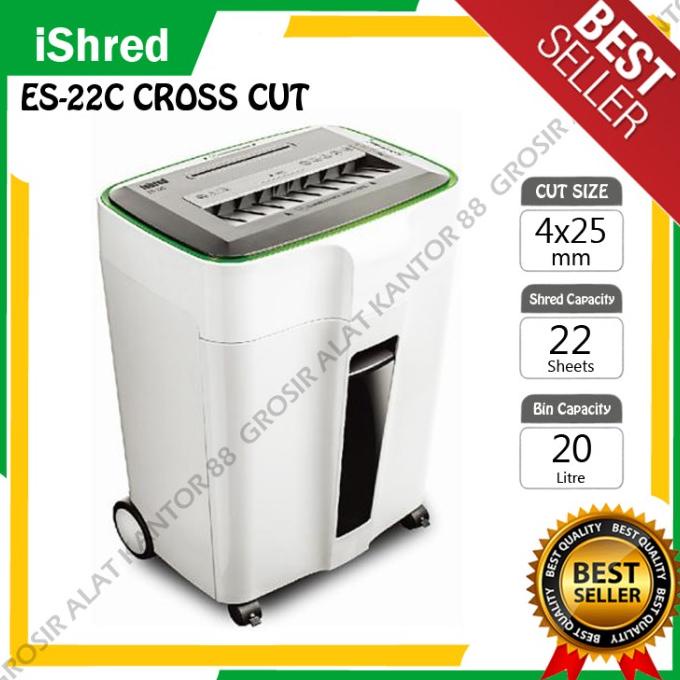 

Paper Shredder ISHRED ES-22C / Mesin Penghancur Kertas iSHRED ES22C