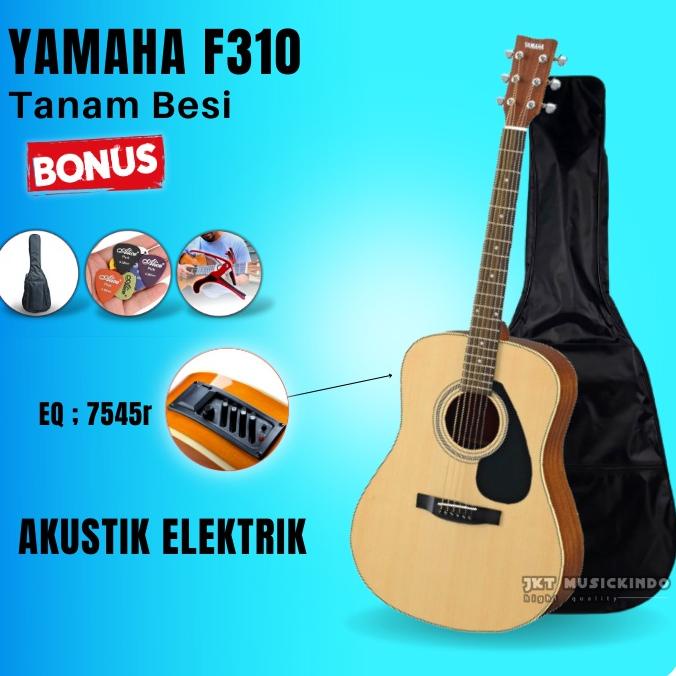 SIAP KIRIM Gitar Akustik Elektrik Yamaha f310 guitar akustik elektrik murah Jumbo Custom Hh Quality