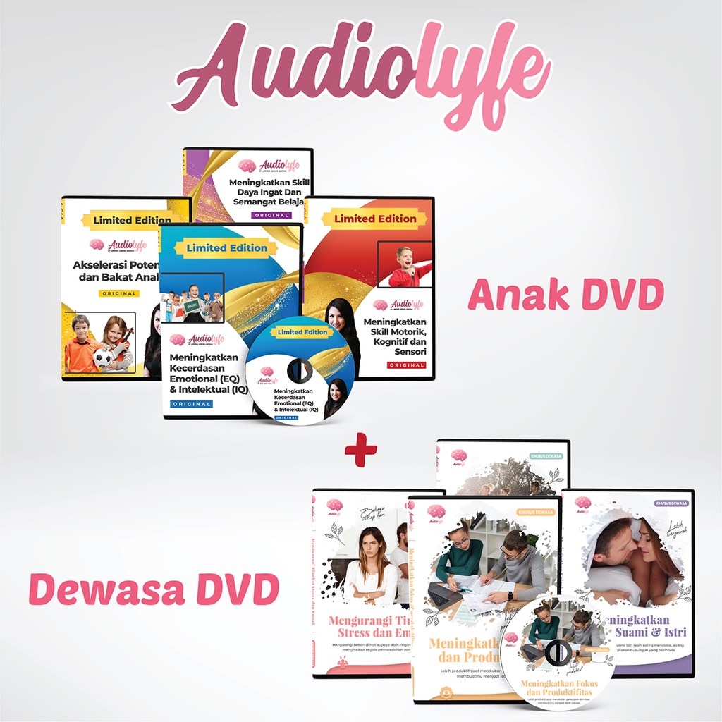 Bundling DVD Audiolyfe Anak &amp; DVD Audiolyfe Dewasa