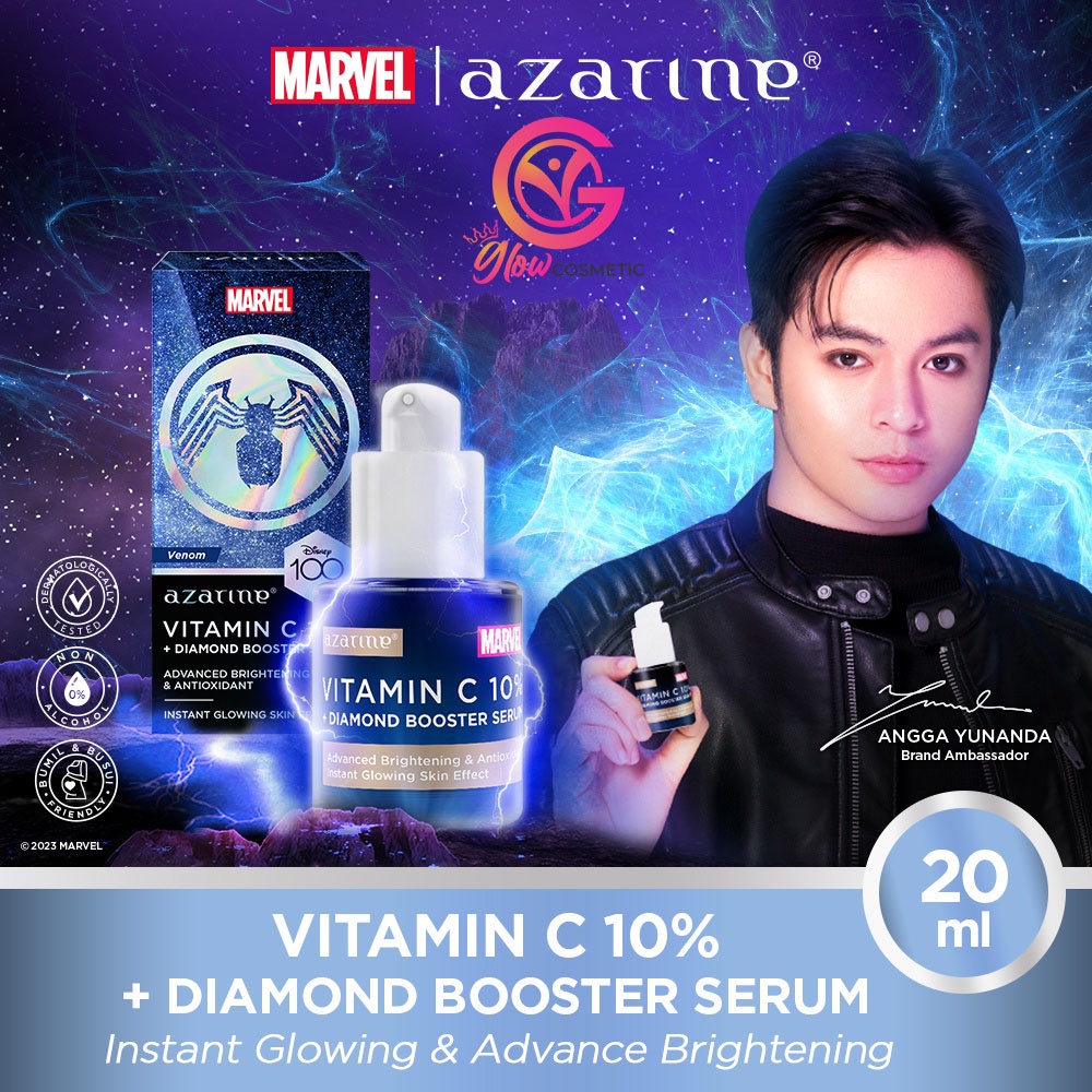 AZARINE X MARVEL VITAMIN C 10% + DIAMOND BOOSTER SERUM 20ML