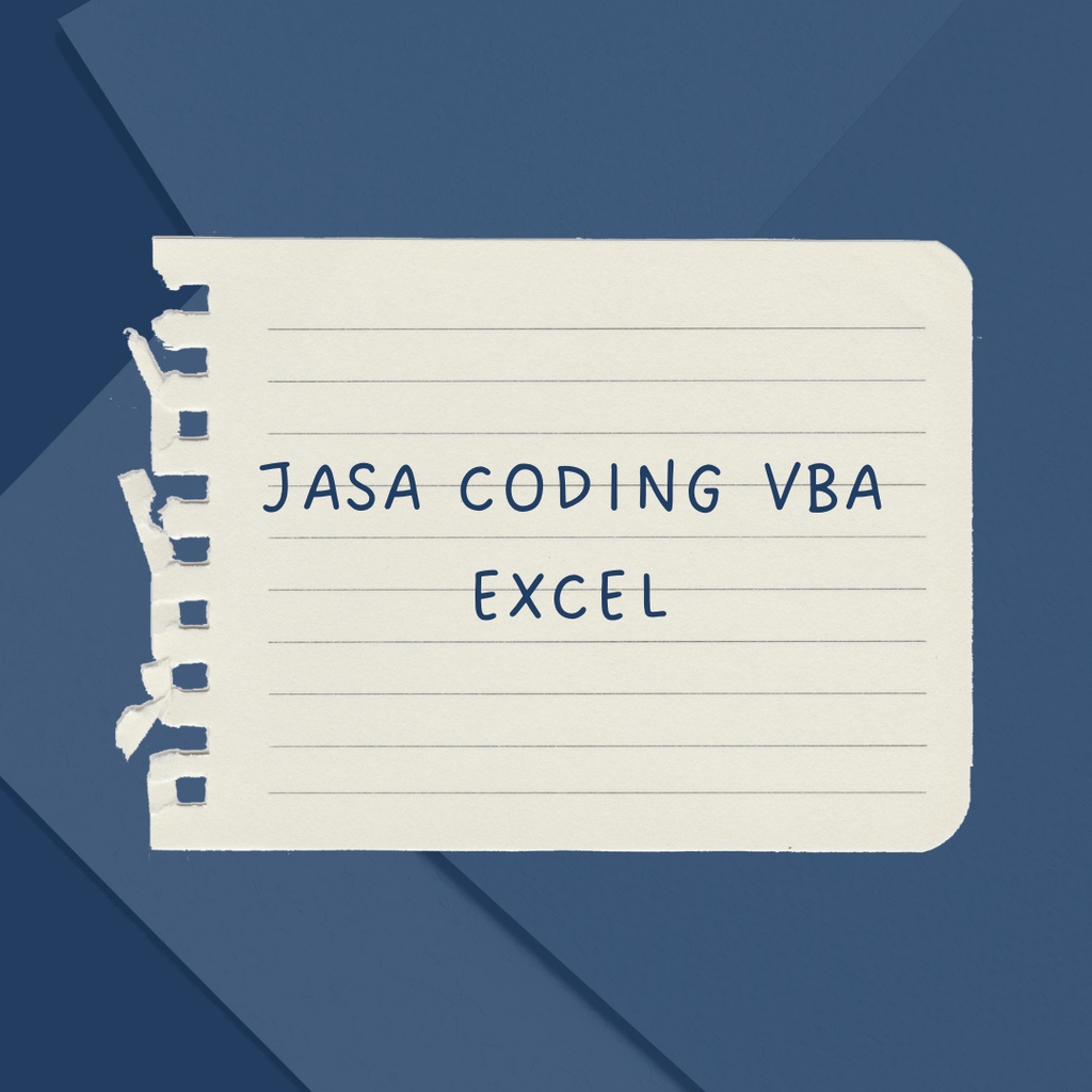 JASA PEMBUATAN CODING VBA EXCEL