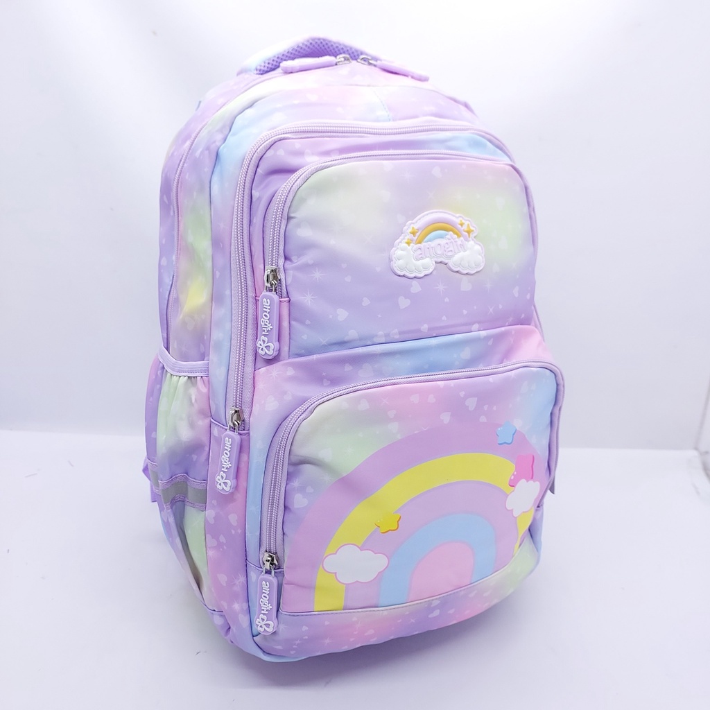 Tas Alto Girl Parasut Nilon Galaxy Rainbow 17 INCHI MURAH BARU ORIGINAL / Tas Sekolah ALTOGIRL SD SMP SMA KULIAH MOTIF PELANGI 17 INCHI ORI / TAS LAPTOP ALTOGIRL MOTIF RAINBOW 17 INCH MURAH / RANSEL SEKOLAH ALTOGIRL 17&quot;/ TAS PUNGGUNG ALTOGIRL 4 RUANG ORI