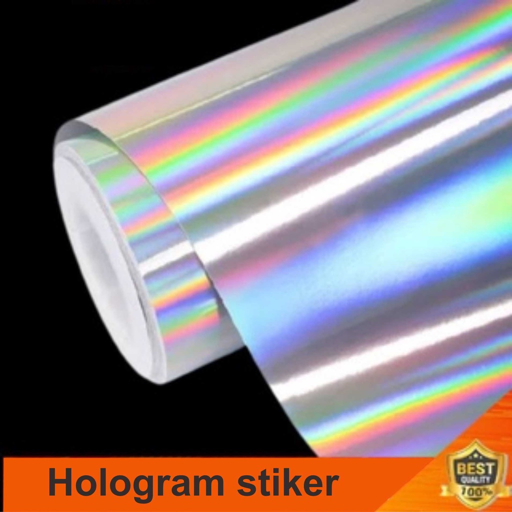 STICKER / STIKER HOLOGRAM / RAINBOW stiker sticker mobil motor aquarium skotlet hologram