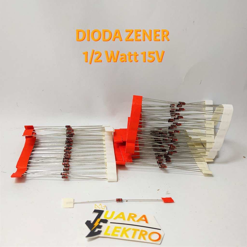 (10 PCS) DIODA ZENER 1/2 Watt 15V | DIODA ZENER 1/2 Watt 13V | DIODA ZENER 1/2 Watt 12V