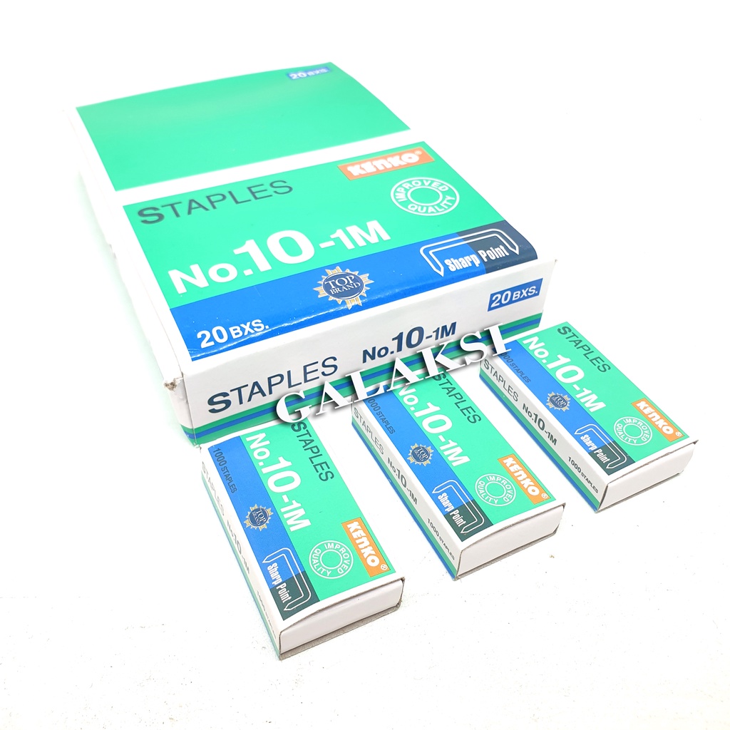 

[1 BOX/20 PCS] ISI STAPLES KENKO NO. 10 - 1M
