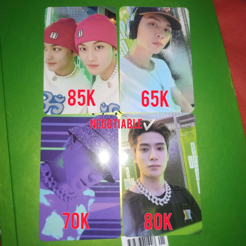 photocard mark johnny taeyong jaehyun 2 baddies renjun beatbox haechan tincase md baker