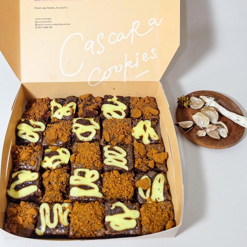 

❇ Cascara Cookies - Lotus Biscoff x Marble Cheese 20x20cm ♡