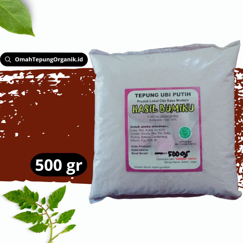 

Tepung Ubi Putih Organik kemasan 500 gram/White Yam Flour Organic 500 gram/Ubi Jalar Putih kemasan 500 gram/Bubuk Ubi Putih kemasan 500 gram/ubi Putih bubuk 500 gram/Bubuk Ubi jalar putih kemasan 500 gram