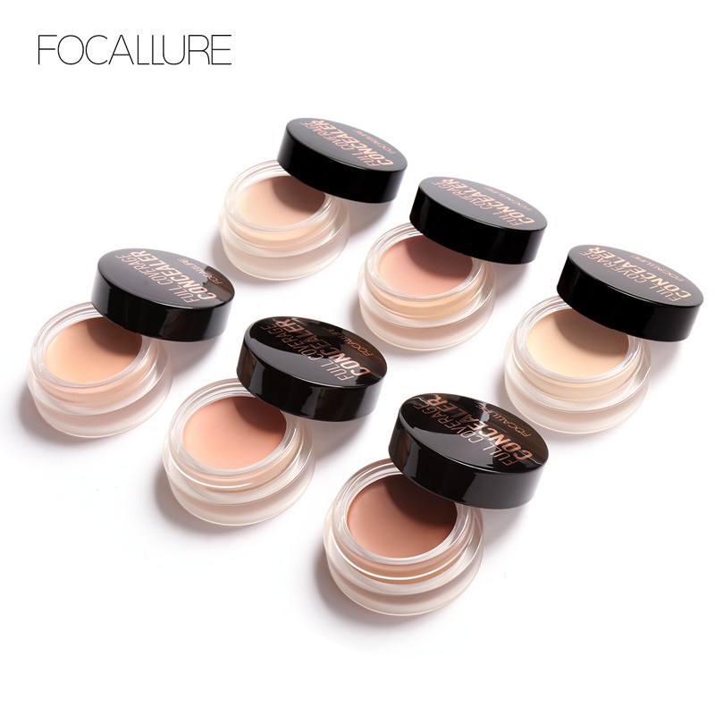 NIK - FOCALLURE Full Coverage Concealer FA58 | Concealer Cream | Waterproof | BPOM ORIGINAL