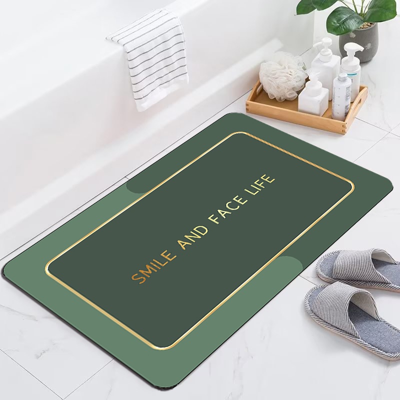 Lodoestar COD - Keset Lantai Kamar Mandi Anti Slip Daya Serap Tinggi -  Keset Kualitas Premium Ukuran 40cm x 60cm - XDD3