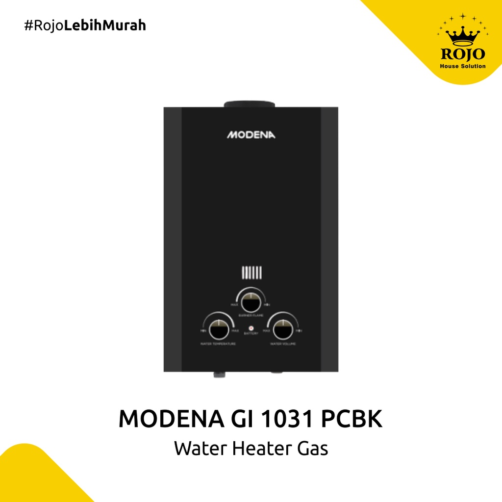 Modena GI 1031 PCBK Water Heater Gas 10 Liter