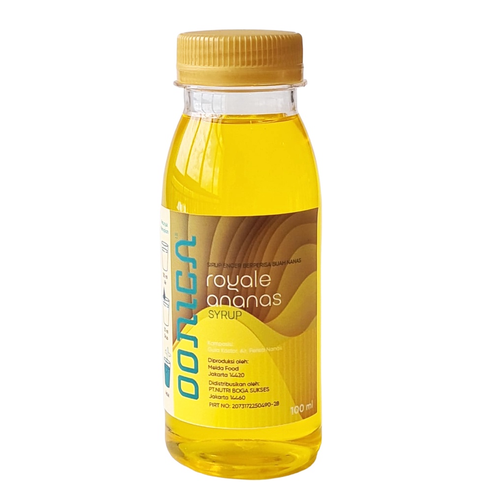 100ml OONICA Royale Ananas Syrup + Bonus 30ml