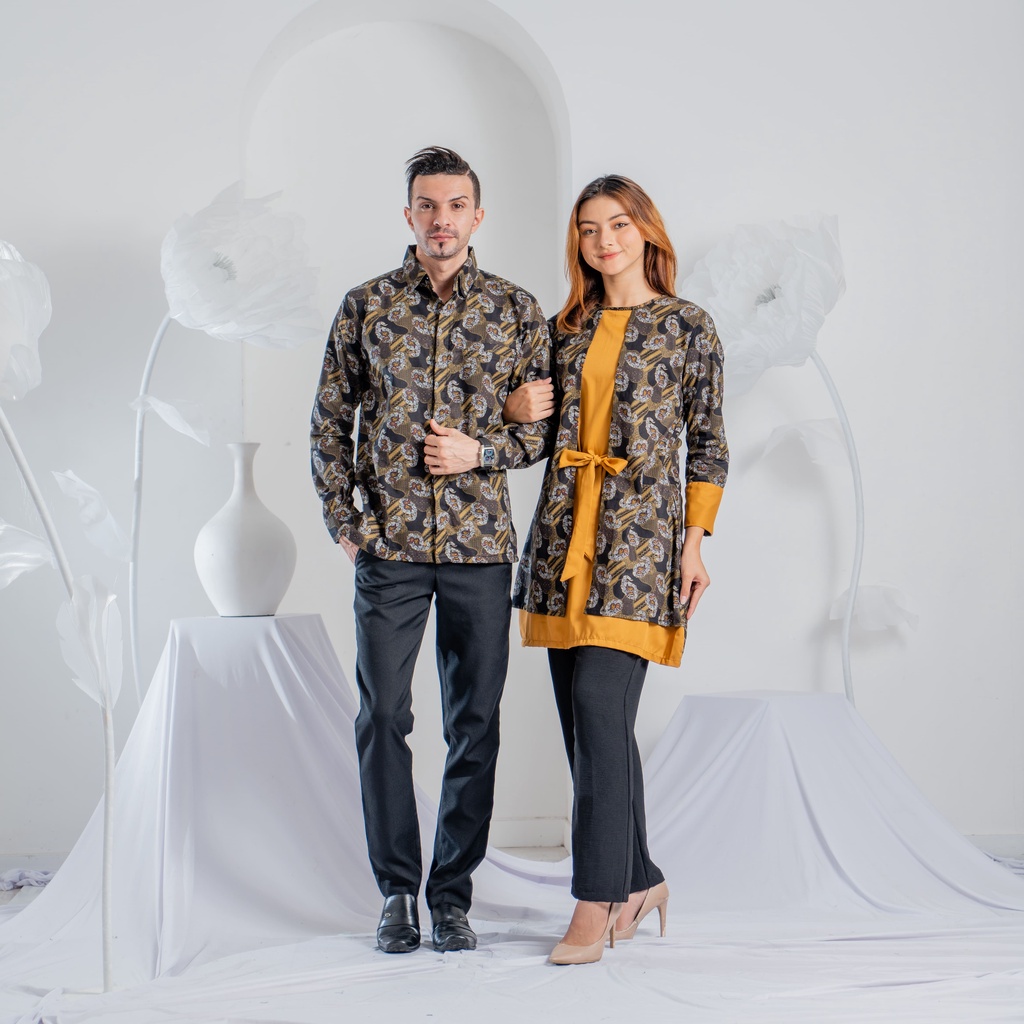 Mandalika Couple Baju Kondangan Batik | Batik Sarimbit Terbaru