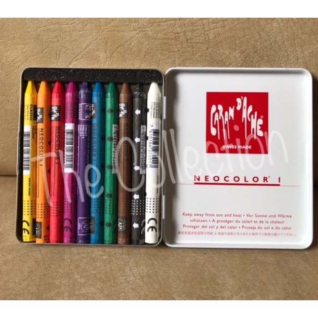 

ATK0337CR 10 warna Neo 1 Carandache Caran d'ache Karandas Crayon refil