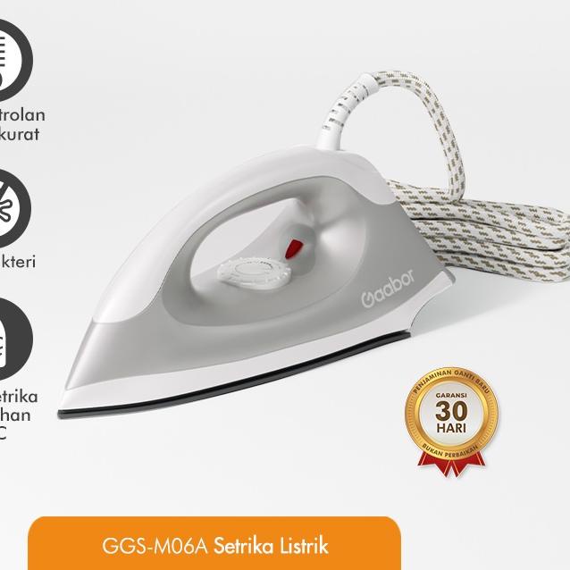 ♤ Gaabor Setrika Listrik Gosokan Pakaian / GGS-M06A ❂