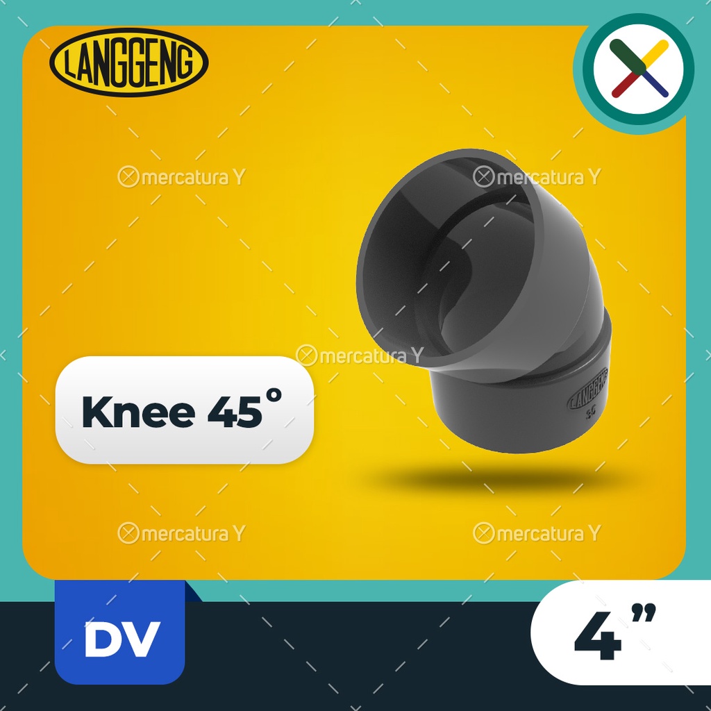 Knee45 - DV 4" - Fitting PVC