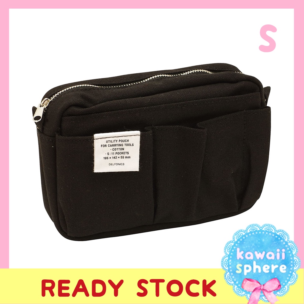 

Delfonics Utility Pouch | Size S | Black | Ready Stock