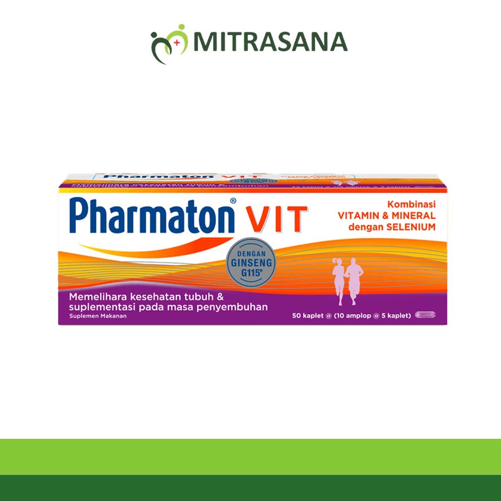 Pharmaton Vit 10 Stp x 5 Kps - Multivitamin Jaga Stamina