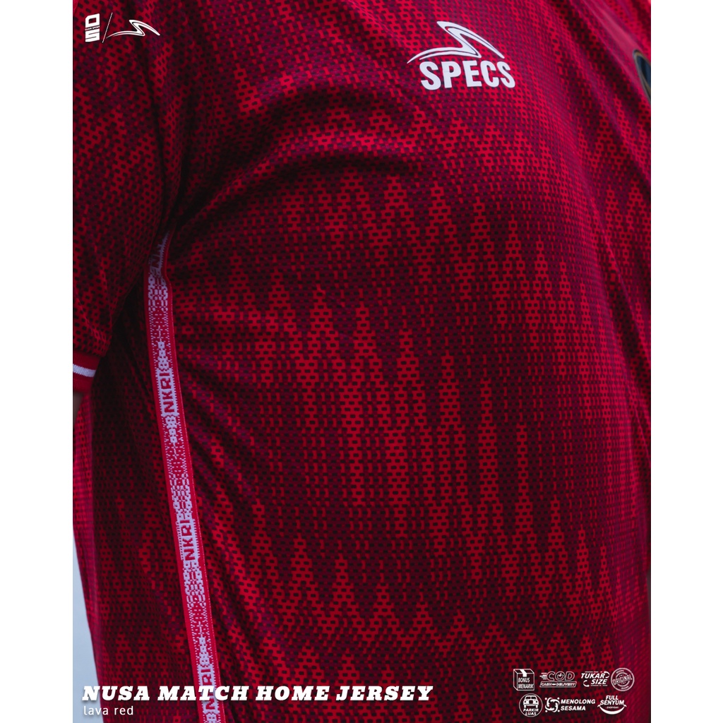 GRATIS ONGKIR !!! JERSEY SPECS ORIGINAL TIMNAS FUTSAL INDONESIA HOME WARNA MERAH