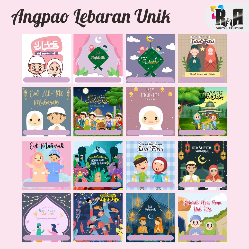 

Amplop/ Angpao Lebaran Unik Sedotan