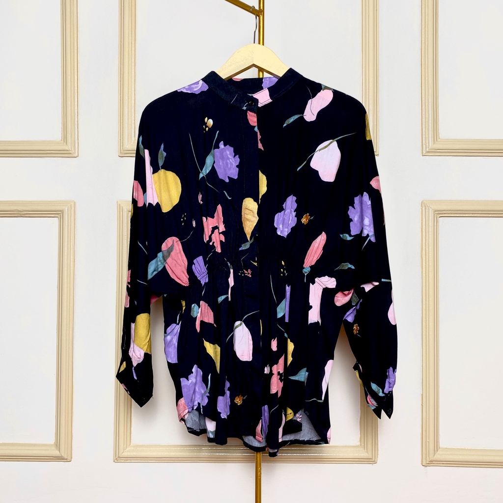 BLOUSE GLORY KEMEJA SHANGHAI RAYON MOTIF PREMIUM B660