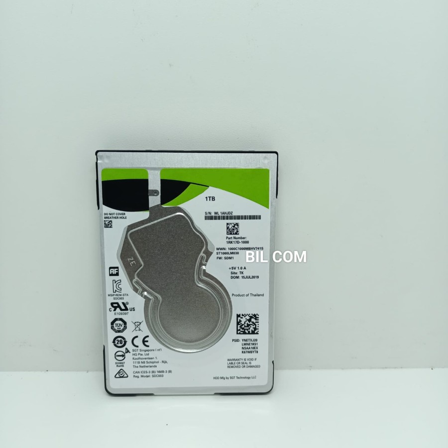 Harddisk Laptop 1TB BarraCuda -HDD Sata 2,5 Inchi 500GB Slim  BARRACUDA 500GB internal hdd