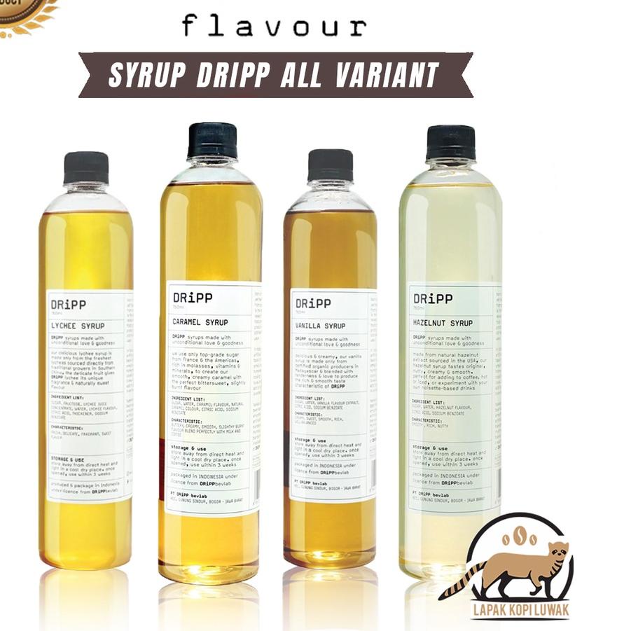 

♟ Dripp Syrup All Variant - Sirup Dripp Pandan, Caramel, Hazelnut, Vanilla, Lychee, Palm Sugar ➻