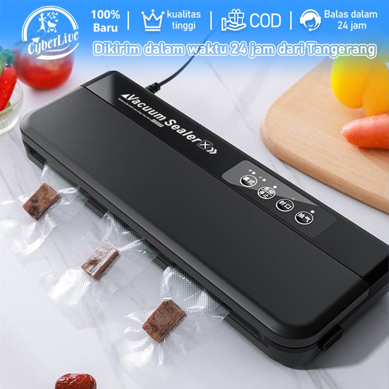 60kpa Vacuum Food Sealers Vacum Sealer Basah Dan Kering Free 10pcs Vacuum Bags