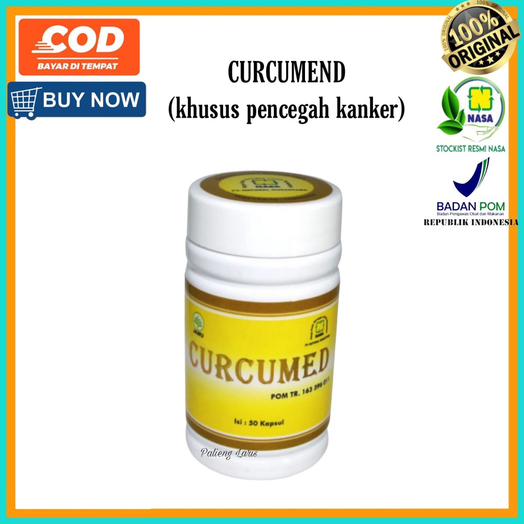 CURCUMED NASA - OBAT KANKER - OBAT BENJOLAN - OBAT TUMOR - ATASI DAN CEGAH KANKER / TUMOR / KISTA - 