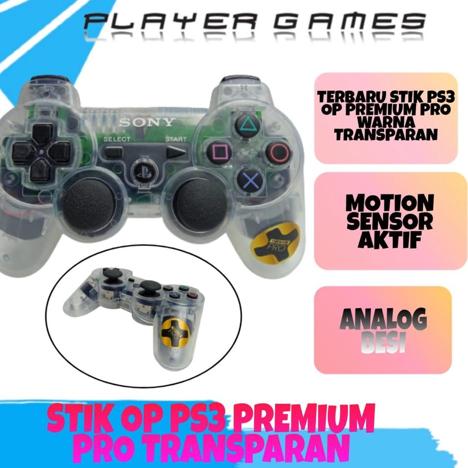 ✻ STIK PS3 OP HITAM PREMIUM PRO MOTION SENSOR STIK PS3 GYRO AXIS ✯