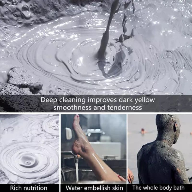 Pemutih badan Sabun badan pemutih Sabun cair 250ml Lumpur Vulkanik Lembut Lifusha Body Wash