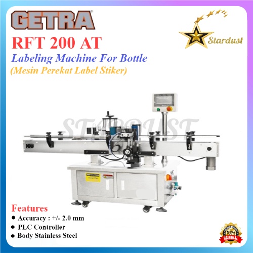 Getra RFT-200W Labeling Machine For Flat Mesin Perekat Label Stiker Roll / Getra RFT-200AT Labeling 