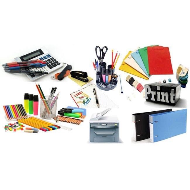 

Paket usaha atk lengkap kantor dan sekolah (buku map pulpen cutter)