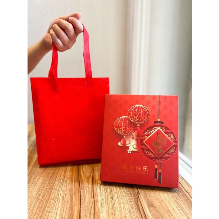 

Tas Spunbond Paper Bag Kemasan Dus Box Kotak Sekat Nastar - 10 Pcs 054