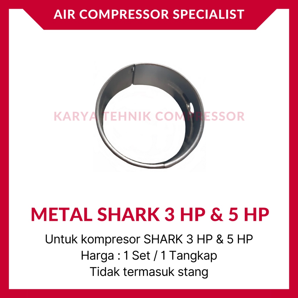 Metal Stang Piston Seher Kompresor Udara SHARK 3 HP & 5 HP Crank Pin Metal SHARK 3 HP & 5 HP