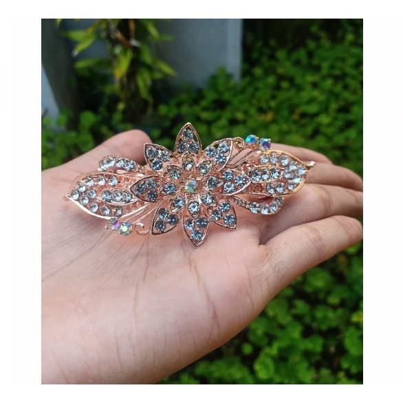 DHIOSHOPI - Jepit wanita permata zirkon model korea terbaru