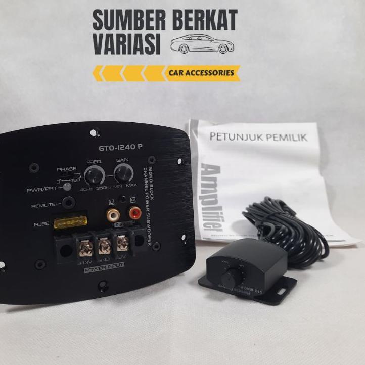 [Depan] Power Amplifier Monoblock Subwoofer Basstube JBL GTO-1240 [Akhiran]