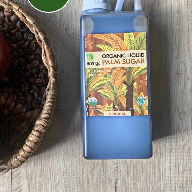

☀ Organic Palm Sugar Gula Aren Organik Cair 1 Liter Arenga ✭