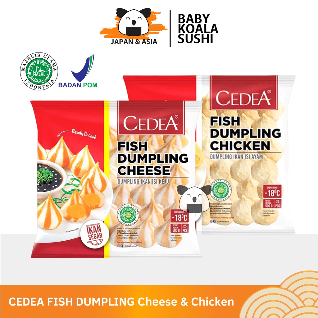 CEDEA Fish Dumpling Chicken 500 g Halal | Shabu shabu Tomyam