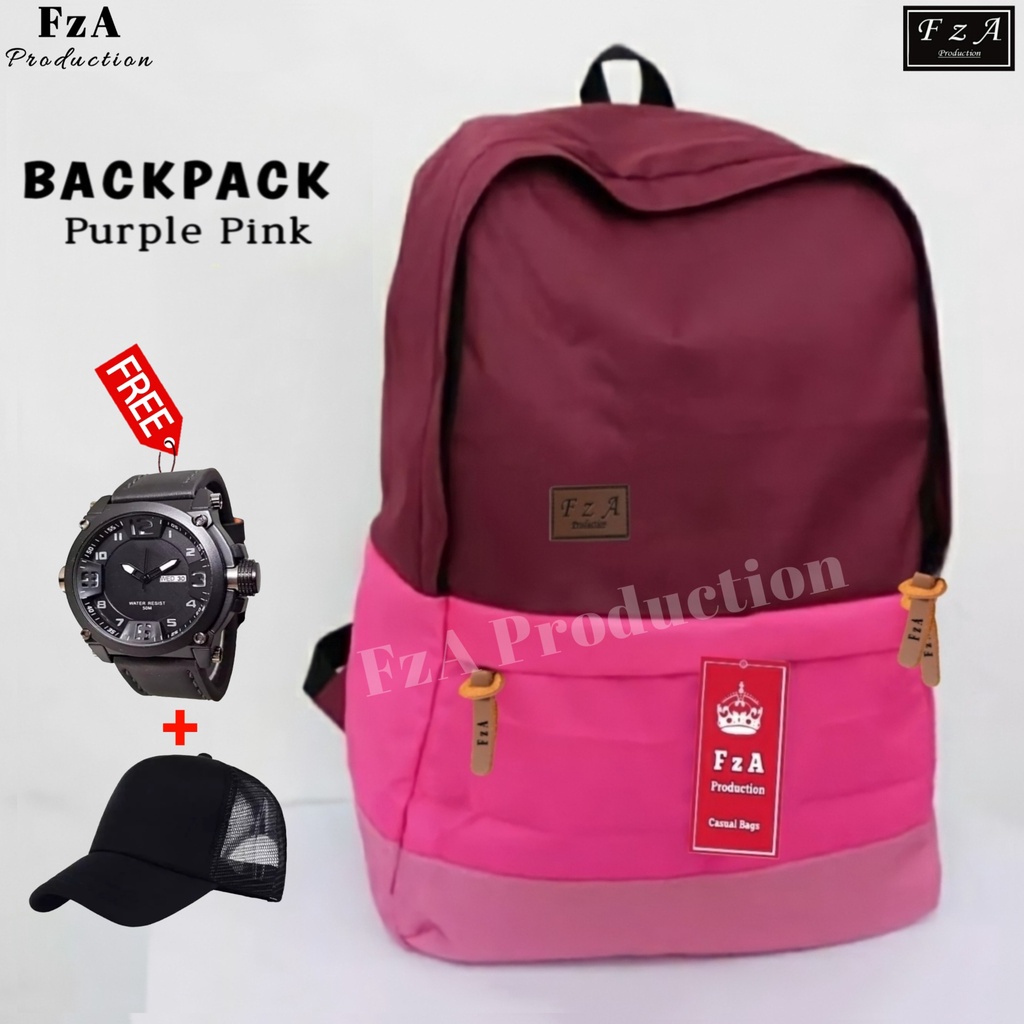 FzA Official - Tas Ransel Gendong Laptop Distro Sekolah Kuliah Pria Wanita Backpack Murah Original Tas Punggung Laptop - PPQT