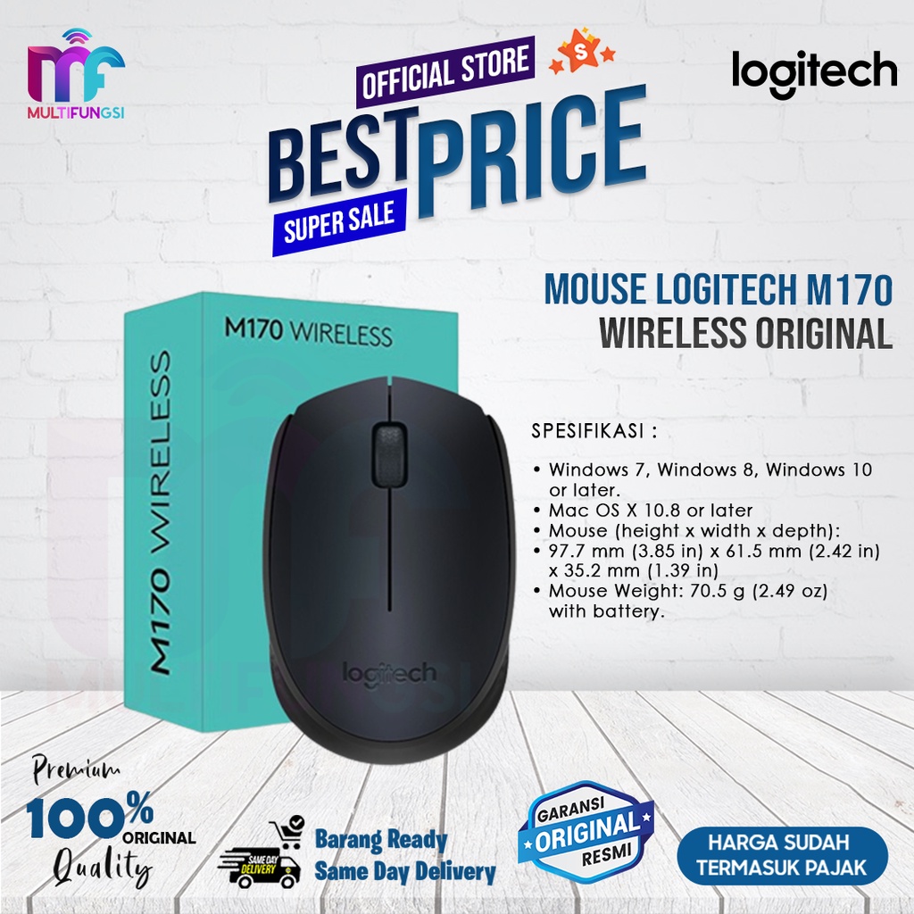 Mouse Logitech M170 Wireless Original