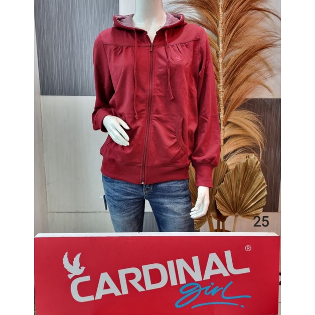 Jaket Cardinal Wanita Maroon Original 100%