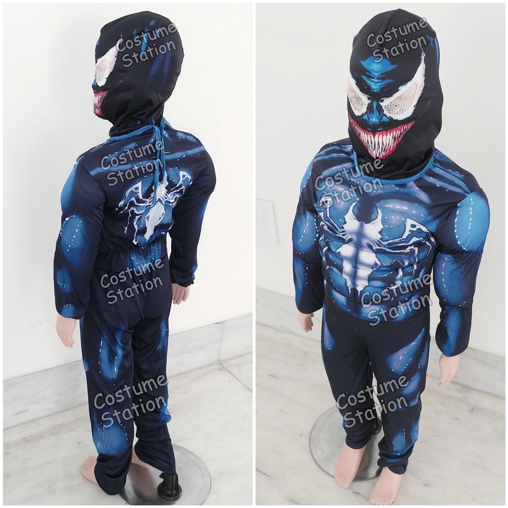 Kostum Supervillain Venom / Costume Super Villain Marvel anak laki