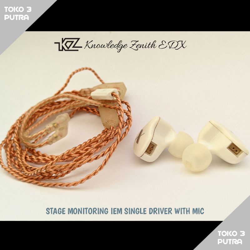 Knowledge Zenith EDX KZ EDX single driver iem (second)