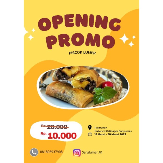 

Piscok Lumer(Frozen food)