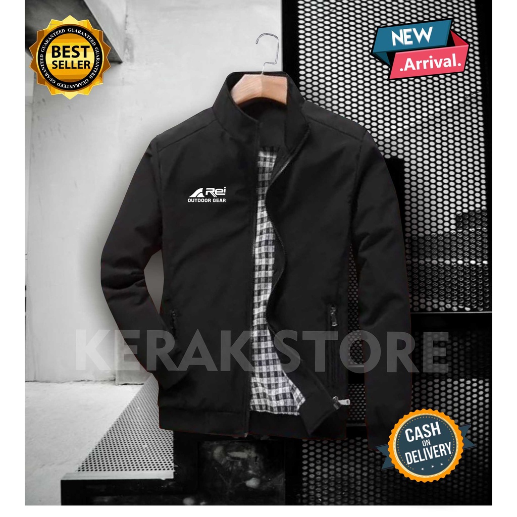 JAKET PRIA WATERPROOF JAKET HARRINGTON SMITH PRIA JAKET MOTOR TASLAN ANTI AIR HEYLOOK - [BISA COD]