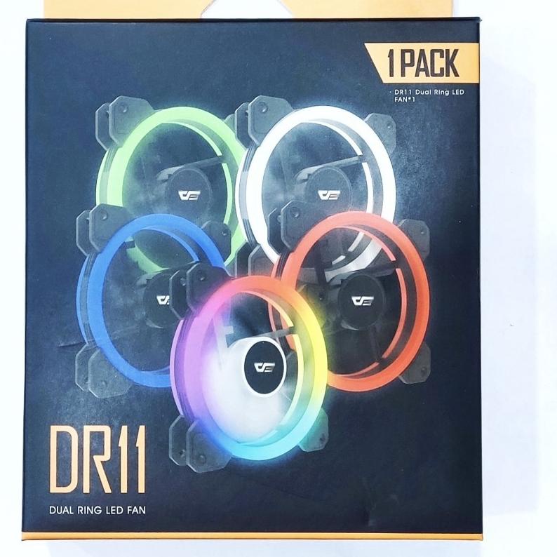 ☪ AIGO RING DISCONTINUE PENGGANTI NYA AIGO DARKFLASH DR11 WHITE SINGLE FAN ➢